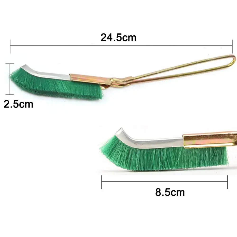 1pcs Mini Remove Rust Brush Home Cleaning Tools Polishing Brush Removable Replaceable Metal Nylon Brass Stainless Steel Brush