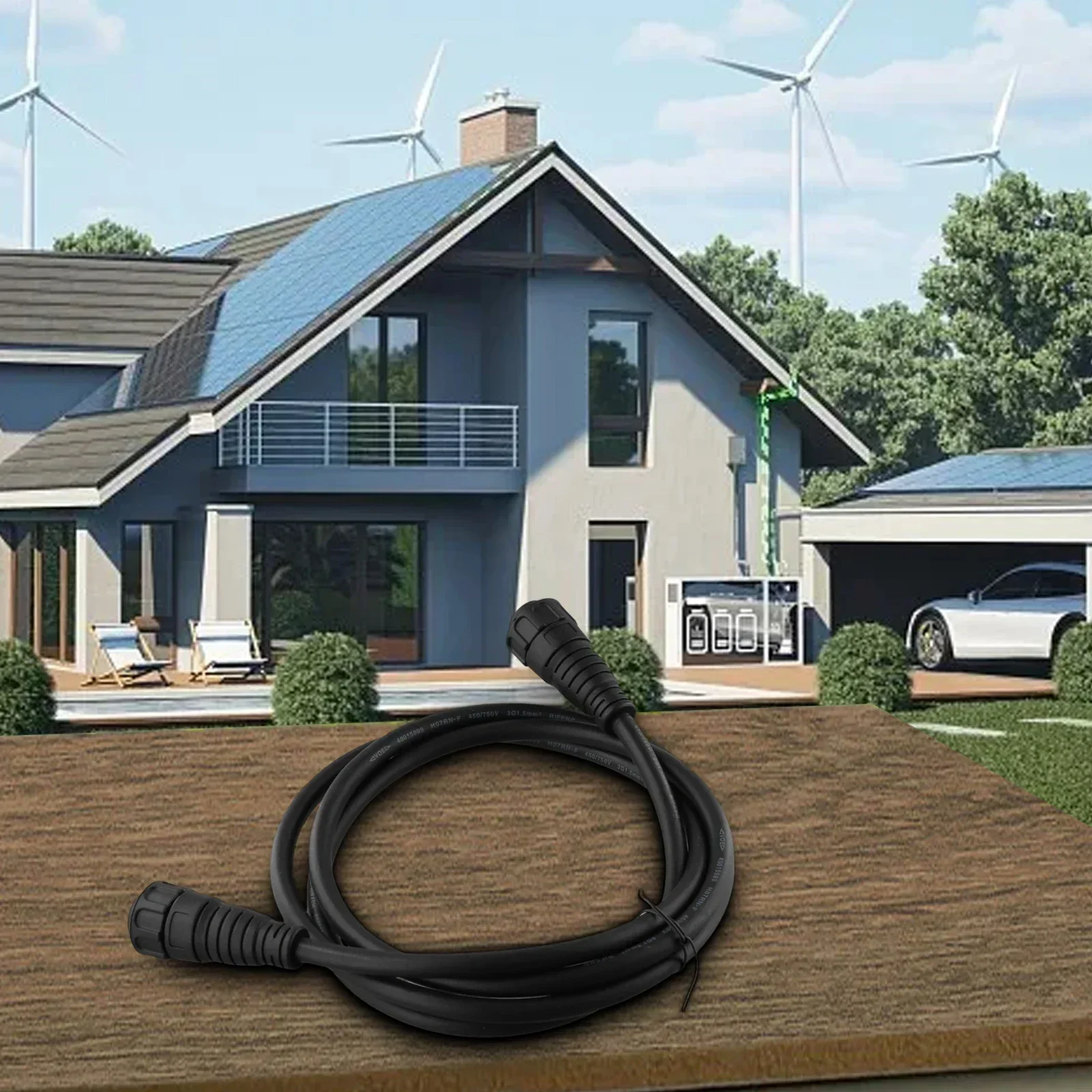 Functional High Quality Home AC Cable Inverter Excellent Long Length M25 750V Compatible Connection Protection