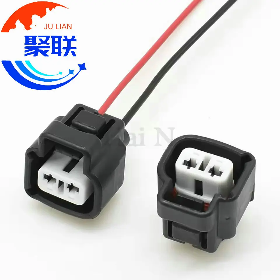 1Set 2Pin 192000-3130 Car Rail Diesel Injector Wire Harness Waterproof Connector 1920003130
