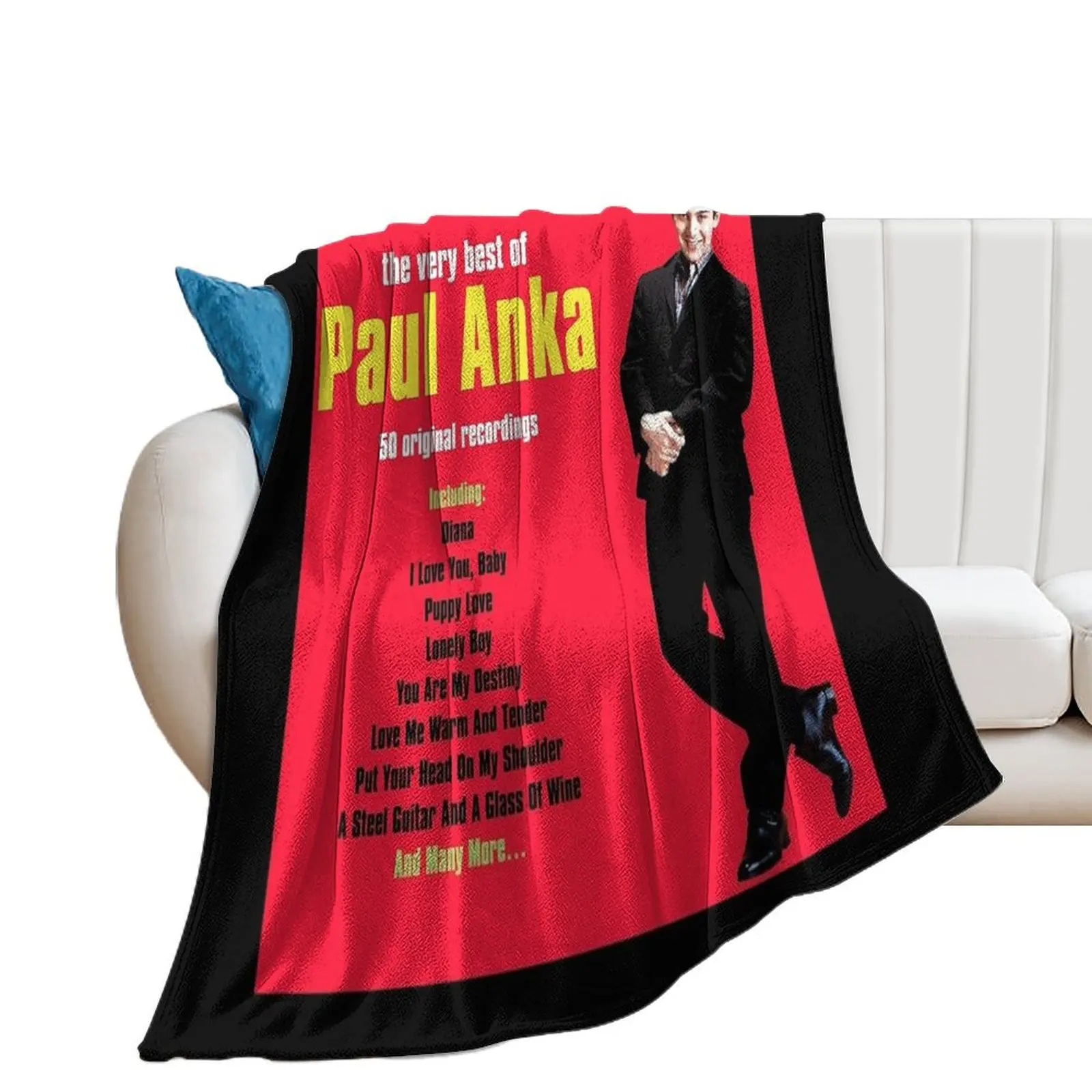 

The very best of paul anka Throw Blanket Vintage Furrys Luxury St Blankets