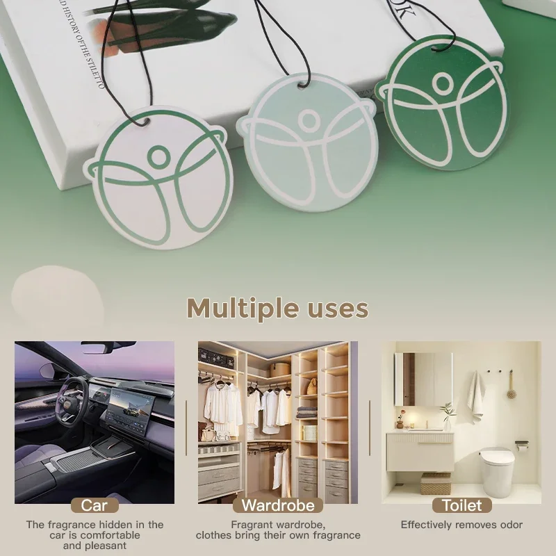 NAMASTE Auto Geurtabletten Auto Luchtverfrisser Aromatherapie Essentiële Olie Geurtabletten 3PCS Ontgeuren Indoor Aromatherapie