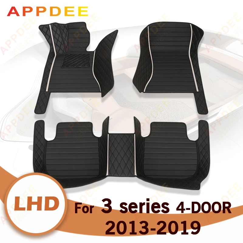 

Car floor mats for BMW 3 series F30 325i 330i 335i 320i 318i 4- door 2013-2019 2018 2017 Custom foot Pads automobile accessories