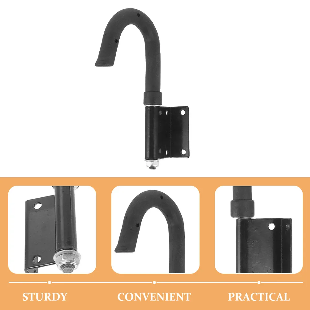 

2pcs Ladder Heavy Duty Extension Roof Hooks For Outdoor Wall Garage Shed Sturdy Metal Anti-Slip Hook 330Lbs Load Easy Storage