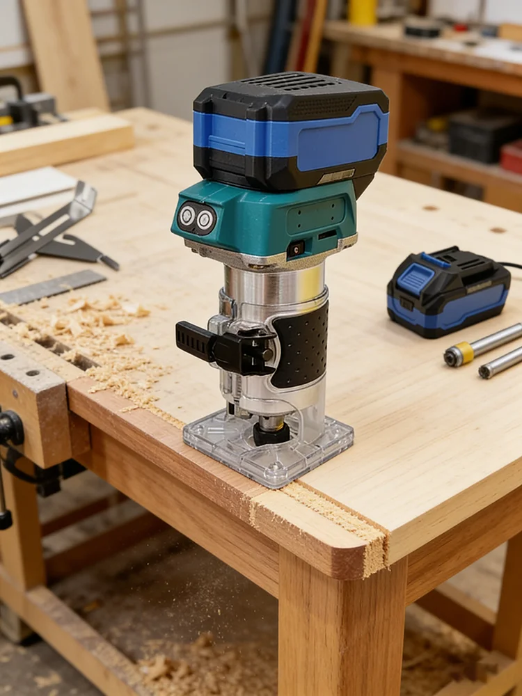 5-Gang bürstenloser Motor, kabellose Kraftmaschine für Getränkebearbeitung, Fräswerkzeug, Tiefdruck und Nutenfräsen – Detail 3