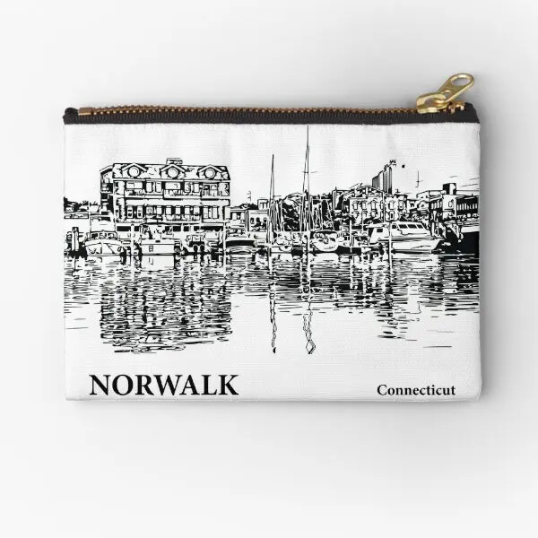 

Norwalk, чехлы на молнии из Коннектикута, упаковка для хранения монет, нижнего белья, трусиков, маленький кошелек для женщин, косметический карман, чистый