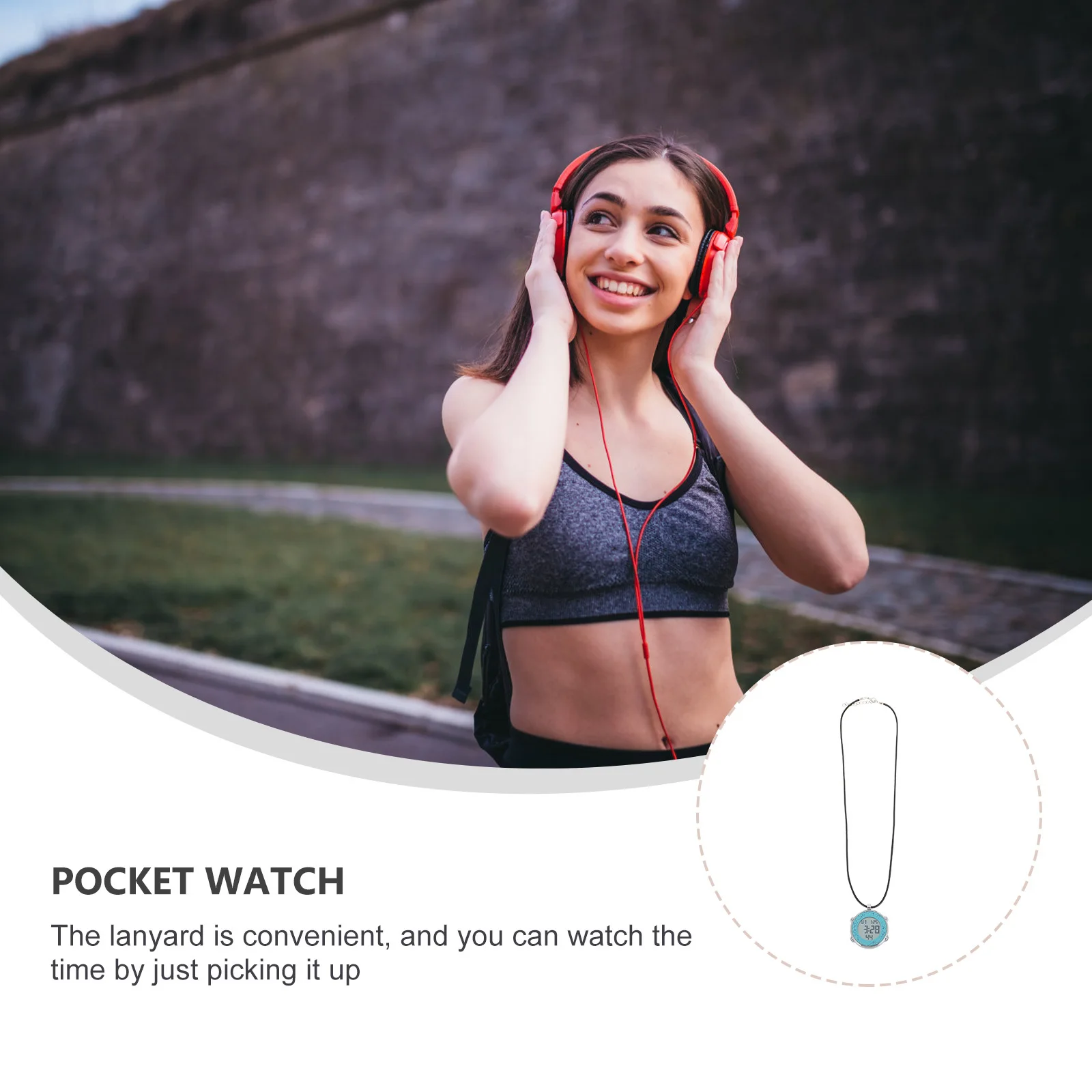 

Watch Electronic Mount Pendant Number Blue Pendent Necklace Nurse