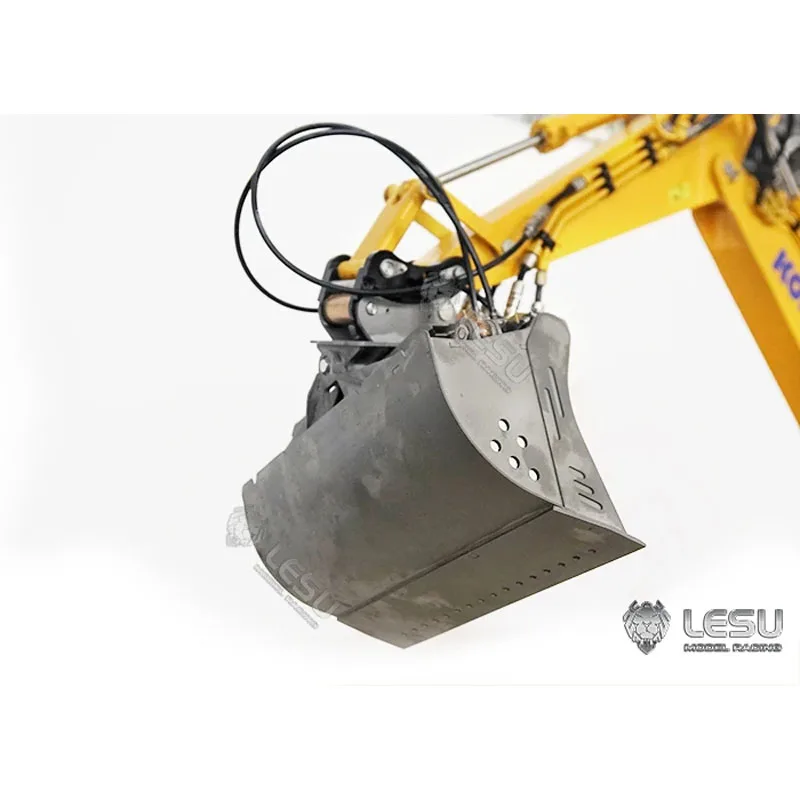 LESU RC 1/14 Metall-Kippmulde für Hydraulikbagger Lader Muldenkipper für SCANIA MAN VOLVO Anhänger Kipper DIY-Teile – Detail 6