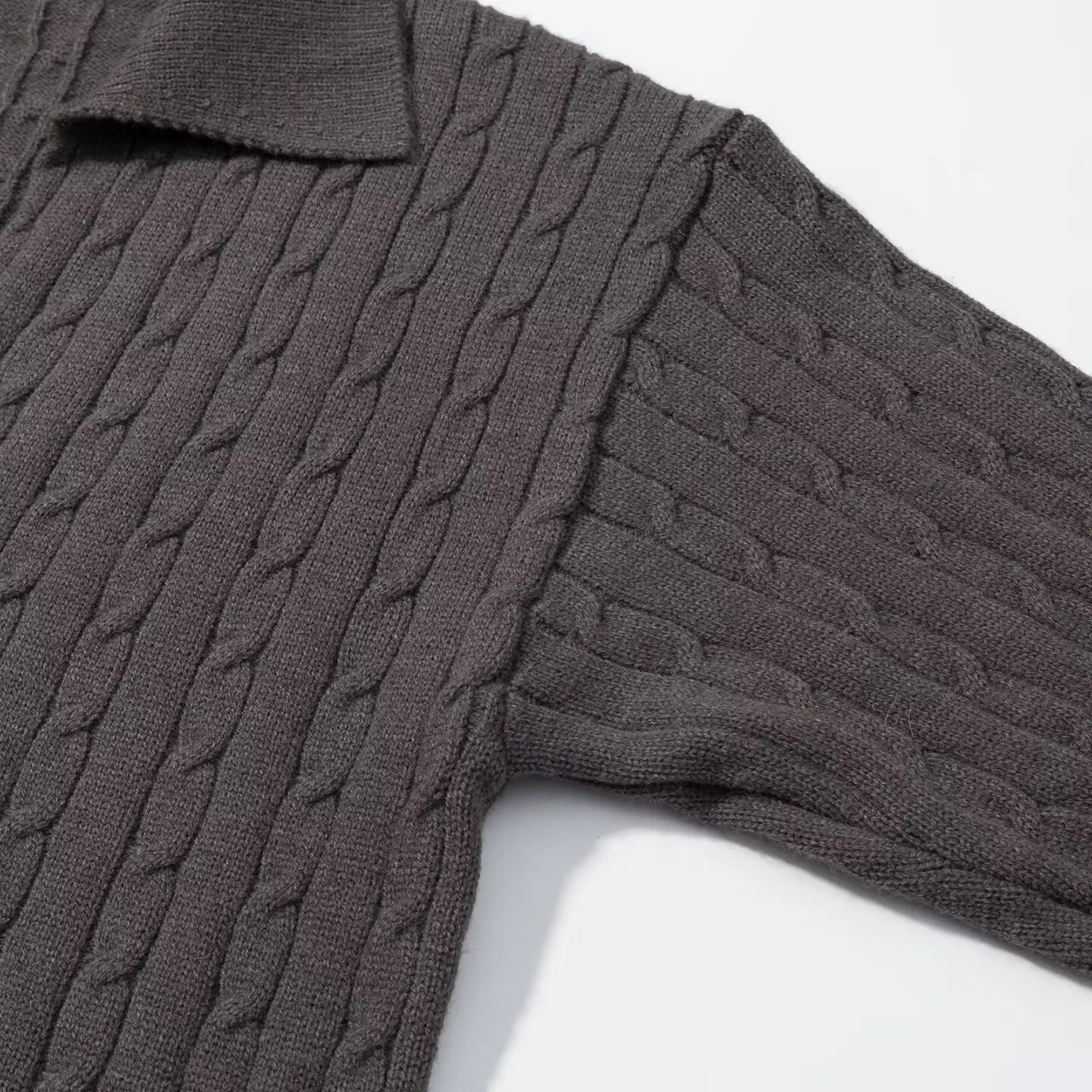 

JNLEAOG Faionable Pure Color Stand Collar Knitted Jaet Women's Autumn New Sle Versatile Design Long Sve Polyester