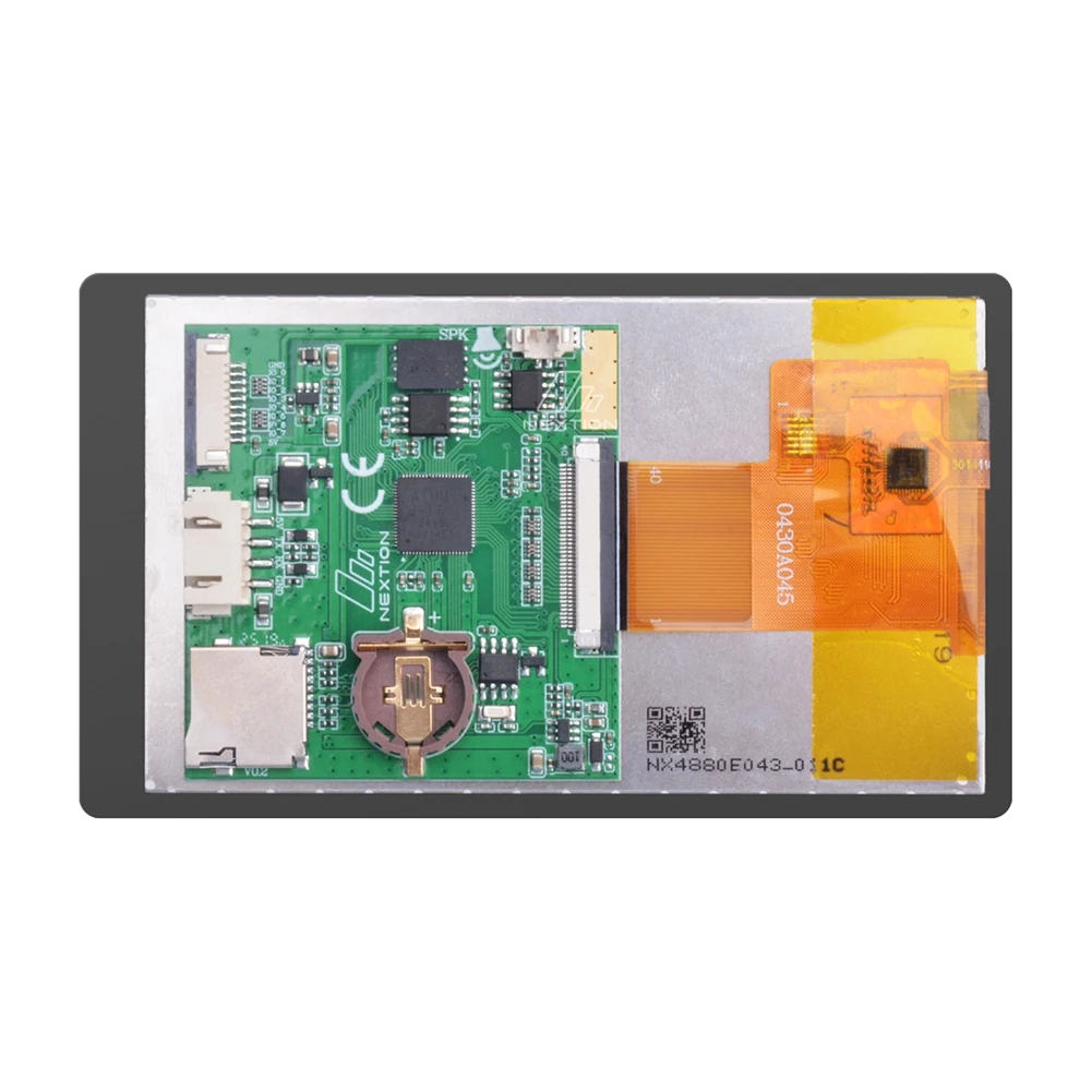 Дисплей HMI NX4880E043-011C 4,3 дюйма 480X800 последовательный UART TFT IPS ЖК-модуль Экран емкостная сенсорная панель CTP