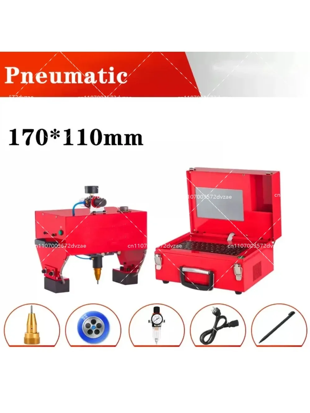 Portable Metal Pneumatic Dot Peen Marking Machine, For VIN Code(140*40mm) Frame Marking Machine chassis number 220V/110V