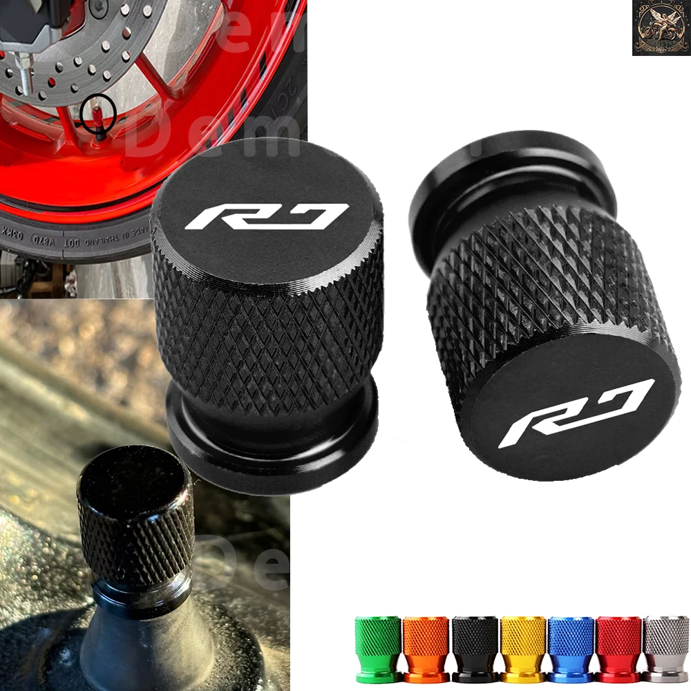 For Yamaha YZF R7 YZFR7 YZF-R7 CNC Aluminum Motorcycle Accessories Air Port Stem Cap 1 Pair Tyre Valve Cap Wheel Tire Valve Cap