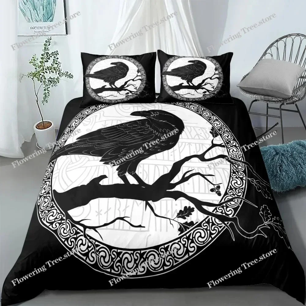 

Ethnic Celtic Helm of Awe Bedding Set EU Single Double King US Twin Full Queen King Bed Linen Set