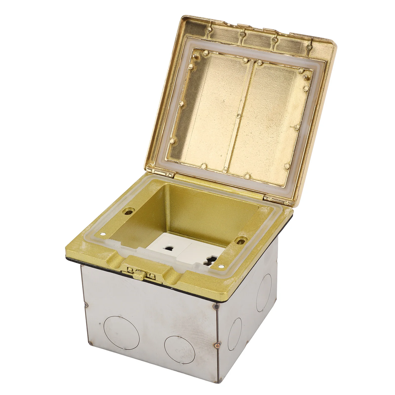 

Напольная розетка из латуни, компактная, огнестойкая, термостойкая, универсальная, 250В, скрытая, напольный разъем