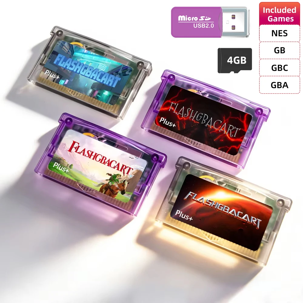 For SCFW V1.5 Flash GBA Cart 1000+Retro Mini Games Cartridge For SP GBM IDS NDS NDSL Simulator Compatible DS Game Accessories