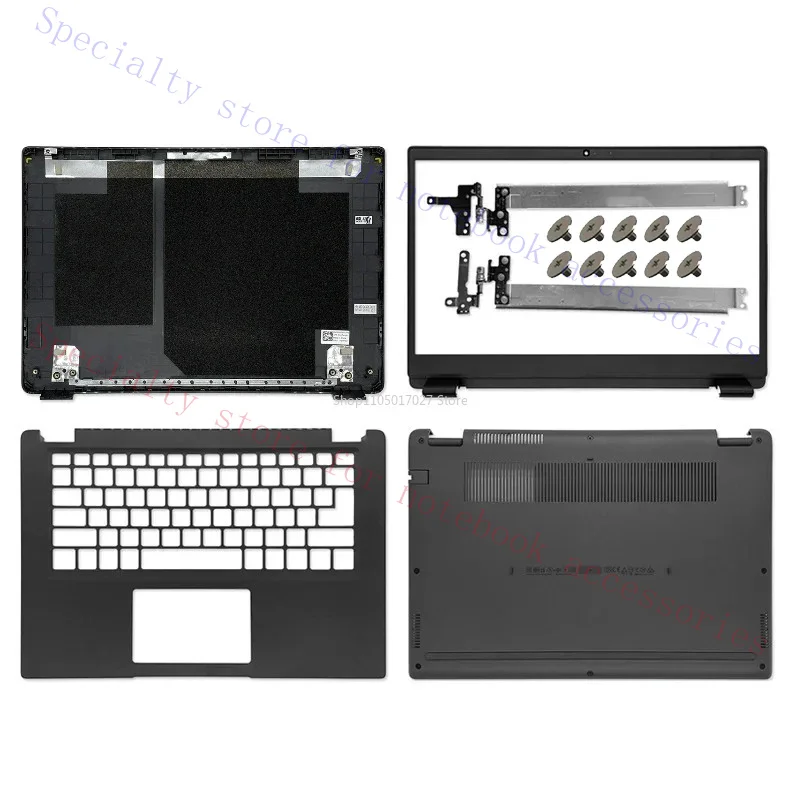 New For Dell Latitude 3410 E3410 LCD Back Cover/Front Bezel/Hinges/Palmrest/Bottom Case Top Housing 0GMYC0 00MC2P 0VMY1K Black