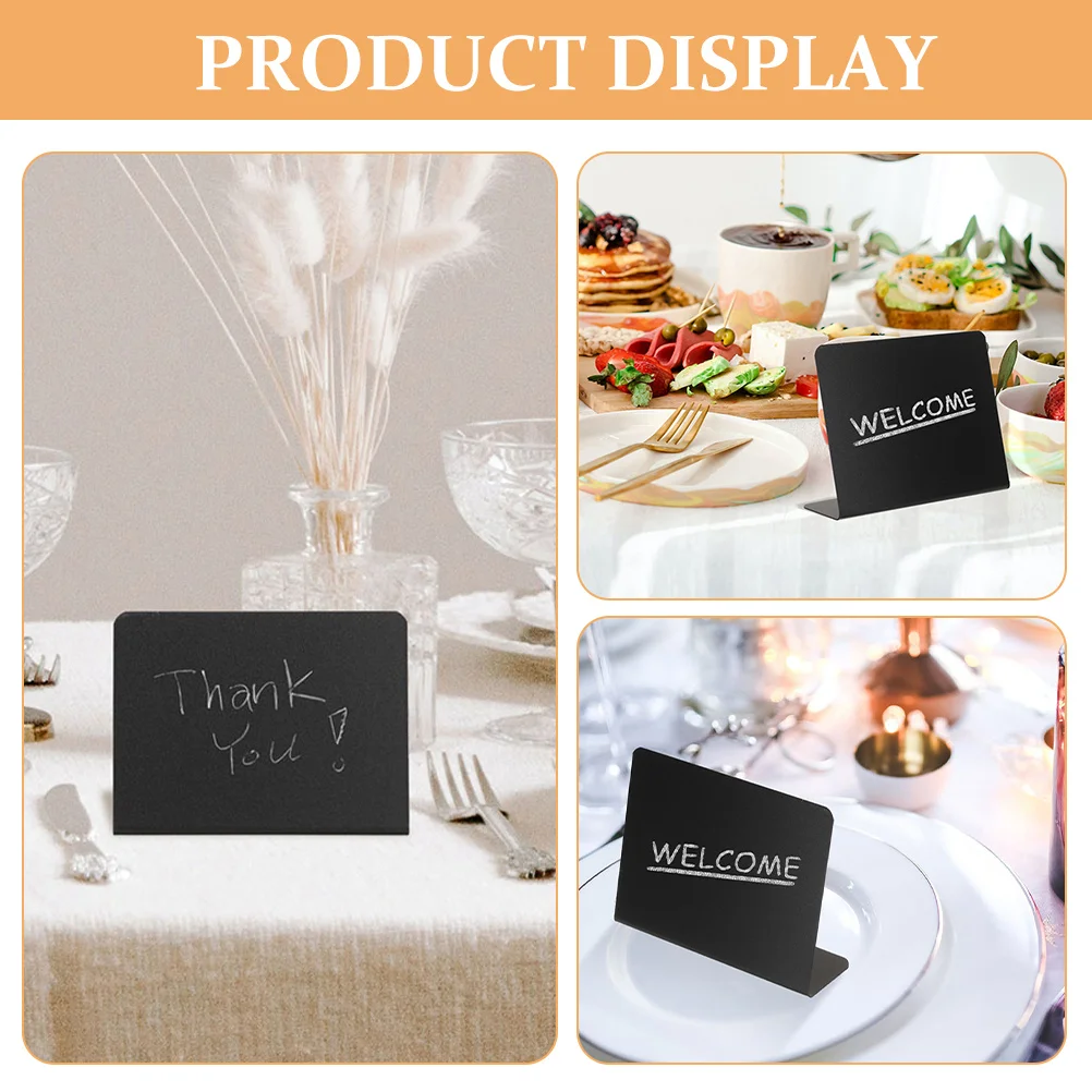 12 قطعة مقاطع تسمية الأسعار عرض السبورات للقائمة مطعم الكتابة رسالة علامات السبورات الزخرفية سعر سطح المكتب