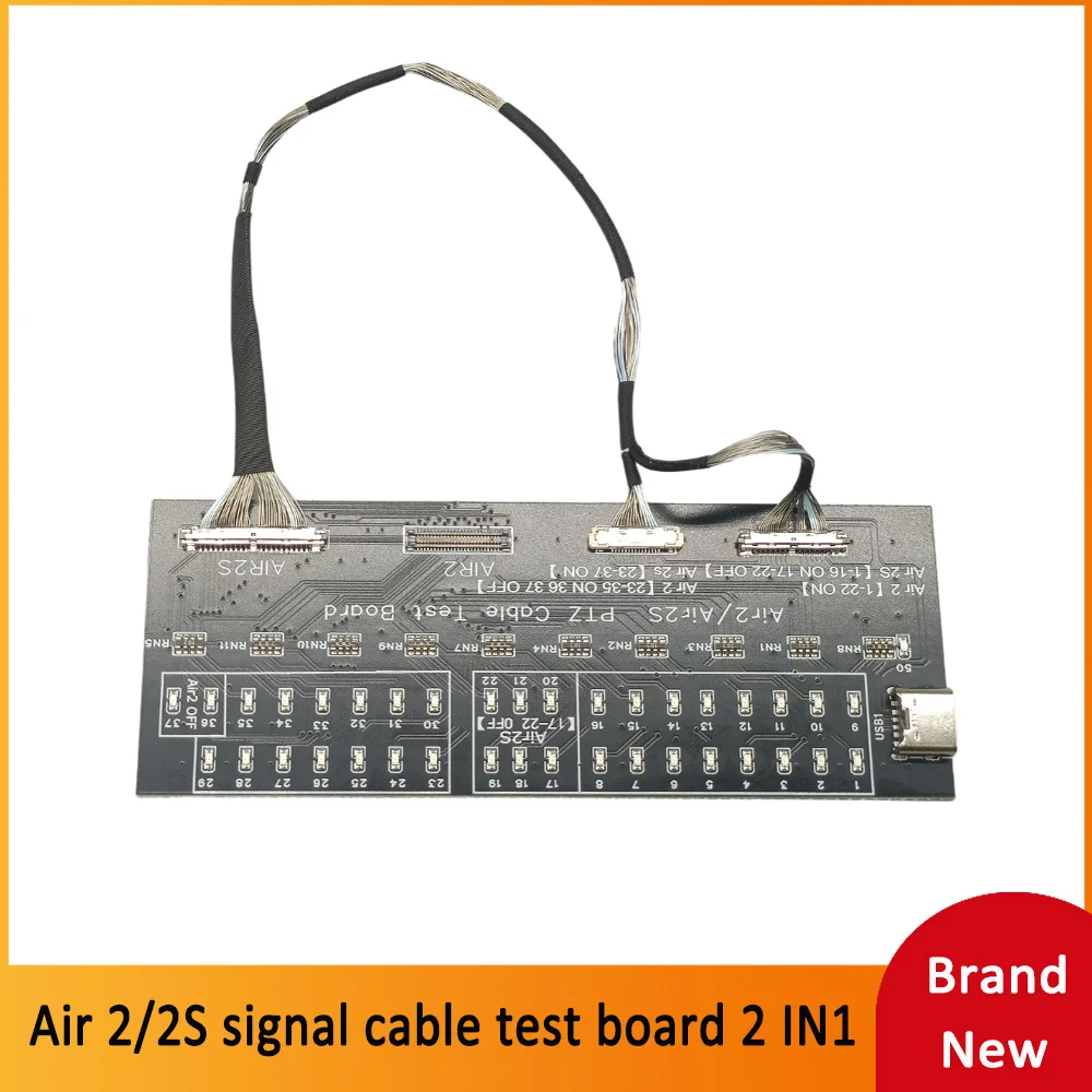 

Кабель для камеры с подвесом Gimbal и тестовая плата PTZ 2-в-1 для DJI Air 2/2S: инструмент для ремонта сигнального кабеля, гибкий провод для передачи данных, запчасть для дрона