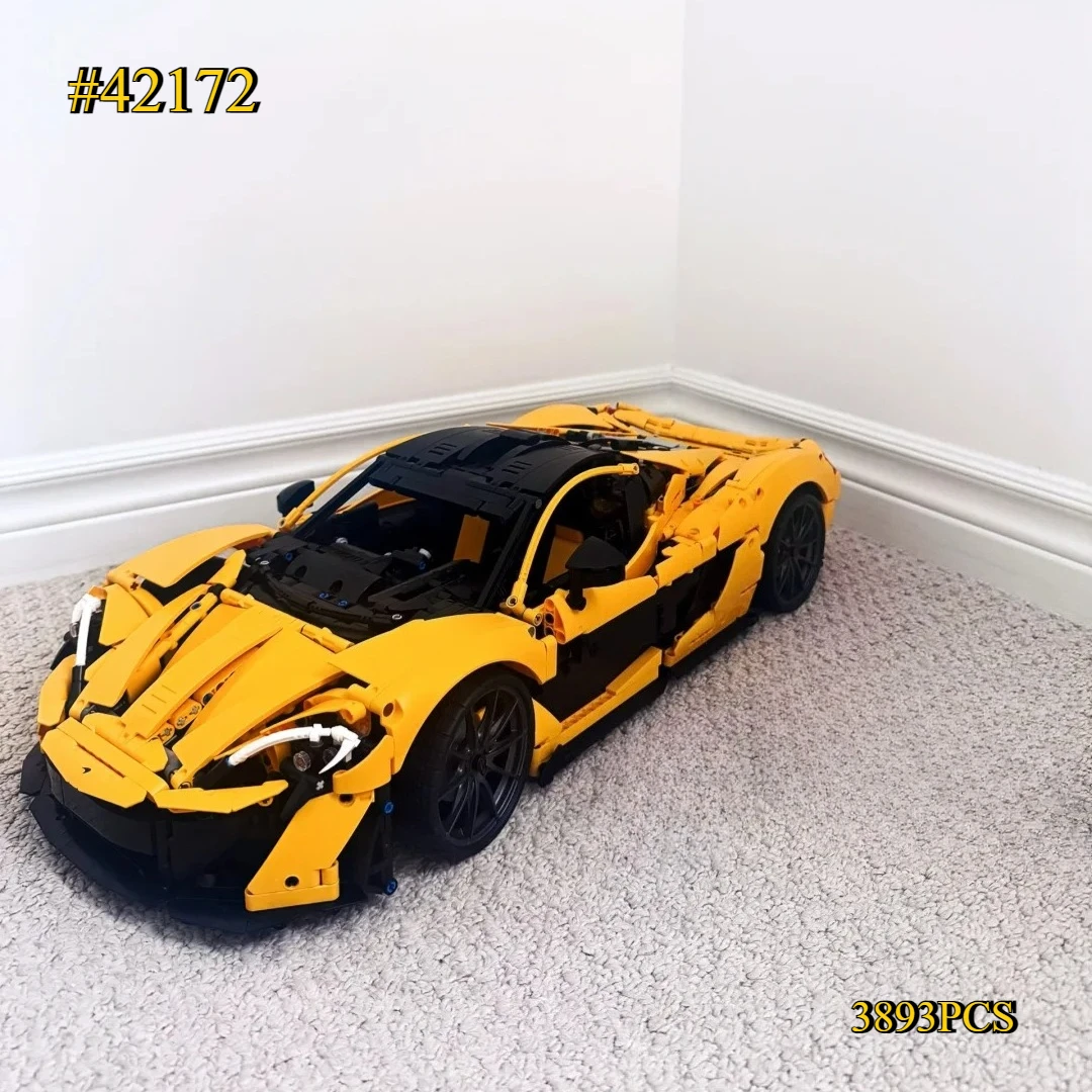 

Усовершенствованный конструктор гоночного автомобиля 42172, совместимый с деталями Lego, идеально подходит для рождественских подарков, 3893 детали.