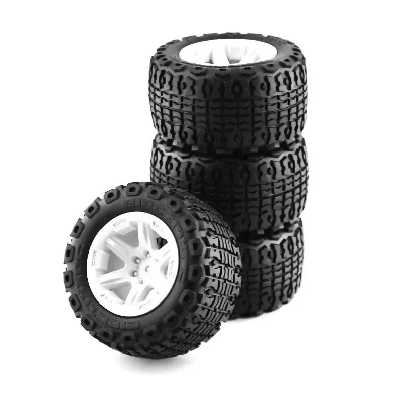 1:16 E-REVO Summit Plastic Wheel Rubber Tire Universal Tyre For 1/12 1/14 1/16 RC Monster Truck Kyosho HSP WLtoys