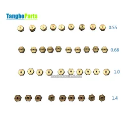 0.55/0.68/1.0/1.4 apertura gpl NG bruciatore a Gas ugello scaldabagno per scaldabagno a Gas fornello a Gas