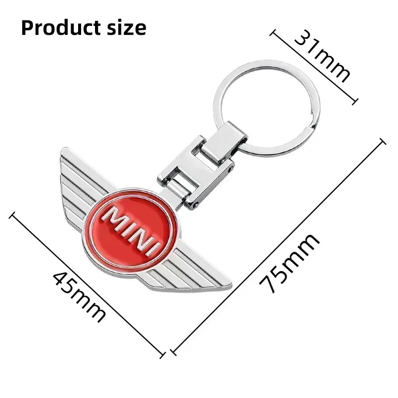 

Брелок с логотипом автомобиля, металлический брелок для ключей, украшение для BMW MINI Cooper JCW Countryman Clubman Cabrio Paceman Coupe Roads