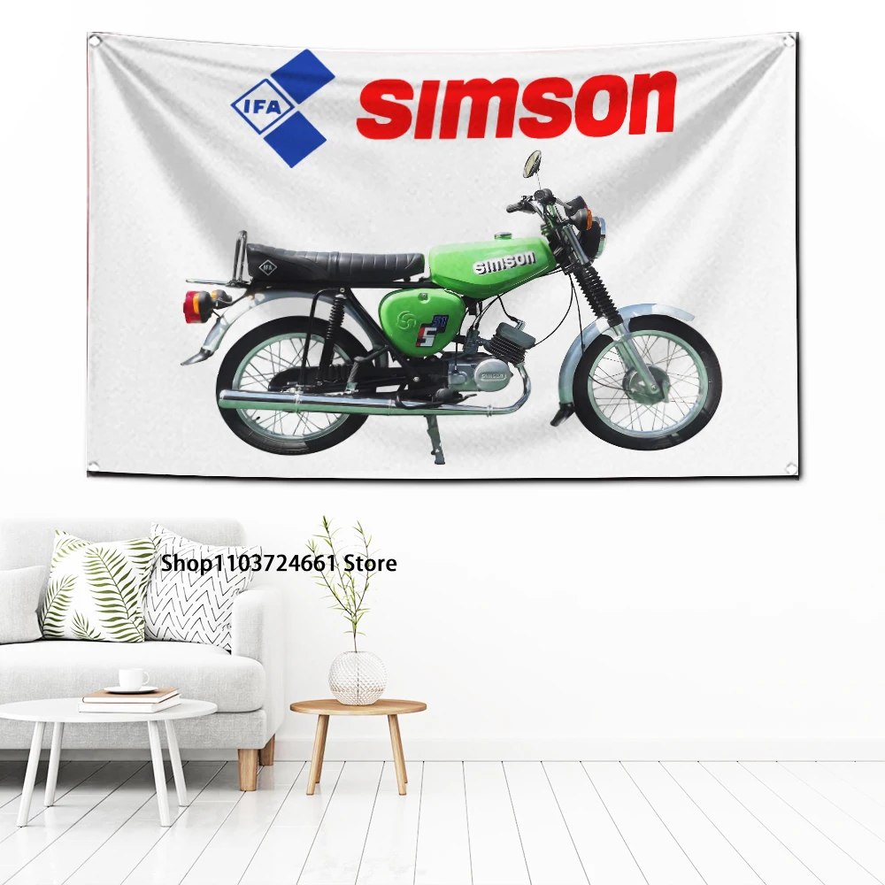 60x90cm Simsons Flag Polyester Digital Printing Banner for Garage Wall Art Out Door Decoration