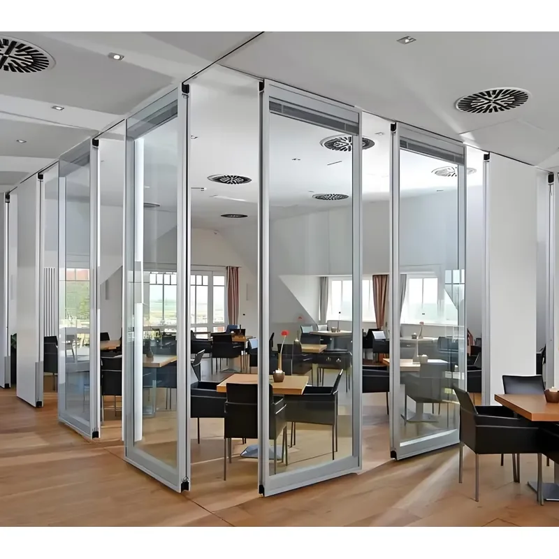 Innovative Push-pull Folding Multifunctional Movable Partition Wall Panel for Hotel Office Ballroom Classroom