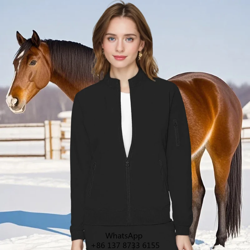 

Lightweight Sustainable Spring Training Jacket For Figure Skating Breathable Windproof Anti-Odor Sweat-Wicking Plus Size