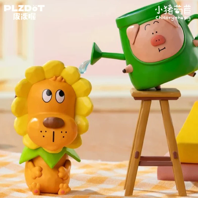 

PLZDOT Chicory The Pig The Wonderful Daily Life of Chicory and Pippi Series Blind Box Doll Mystery Box Original Toys Gift
