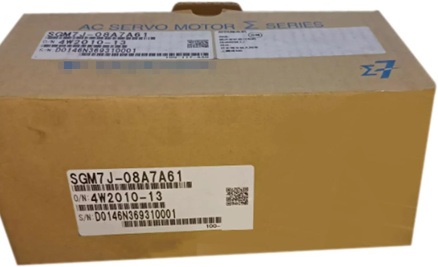 

SGM7J-08A7A61 New AC Servo Motor One Year Warranty SGM7J 08A7A61
