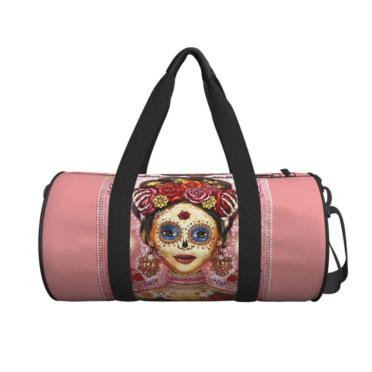 

Dia De Los Muertos Day Of The Dead Женская большая спортивная сумка Водонепроницаемая дорожная сумка Duffle Сумки Сумка для фитнеса