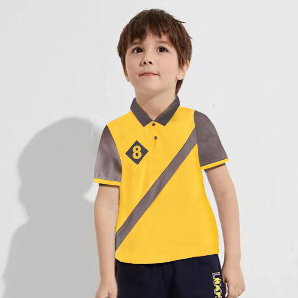 الصيف المراهقين تي شيرت الأولاد نشط 8 عدد نمط الاطفال قصيرة الأكمام ملابس الأطفال الأولاد قطري شريط ملابس الفتيات بلايز