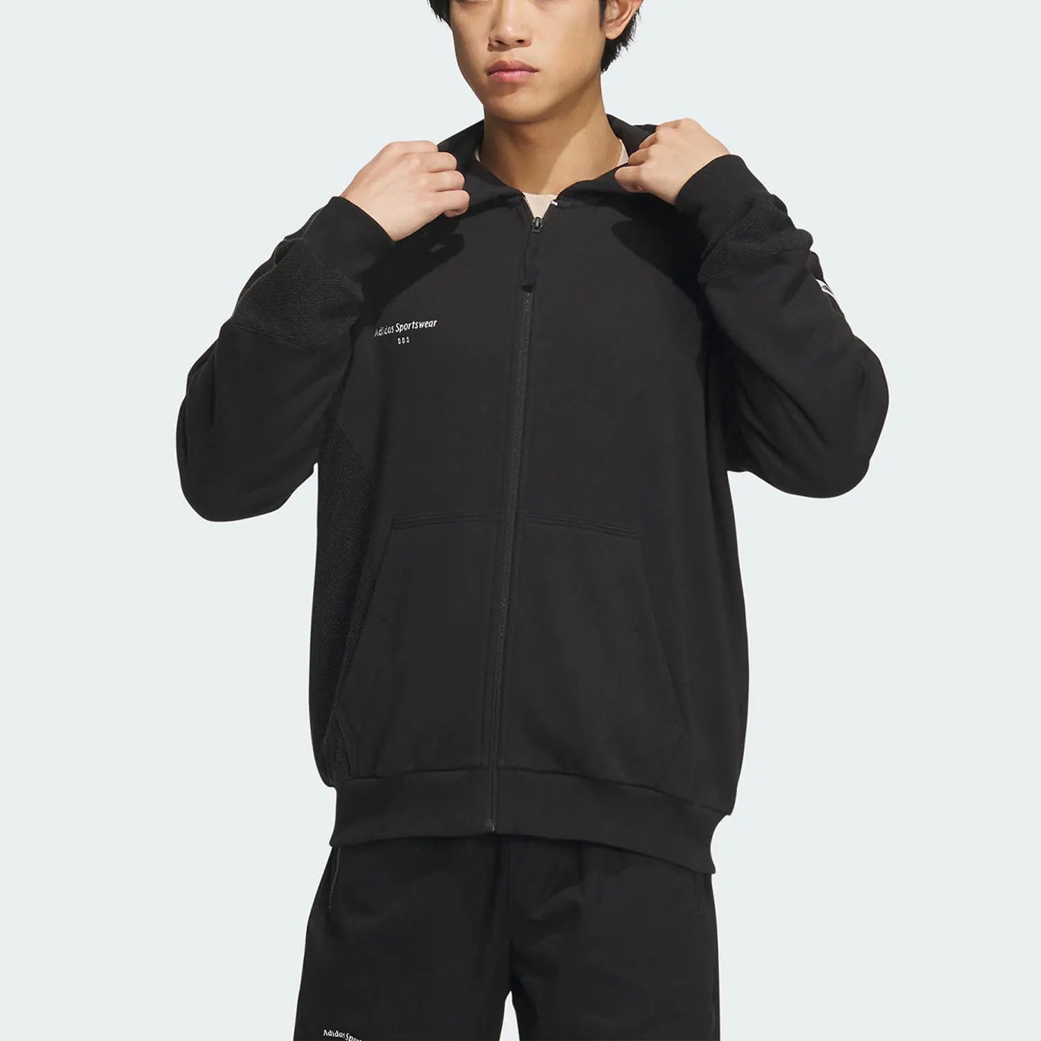 

Adidas Genuine ST GF KNJKT Men's Sports Hooded Jacket IQ1371