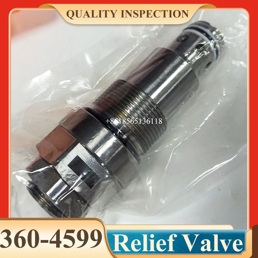 

360-4599 3604599 Excavator Main Relief Valve for 320C E320 E330C Travel Motor Relief Valve