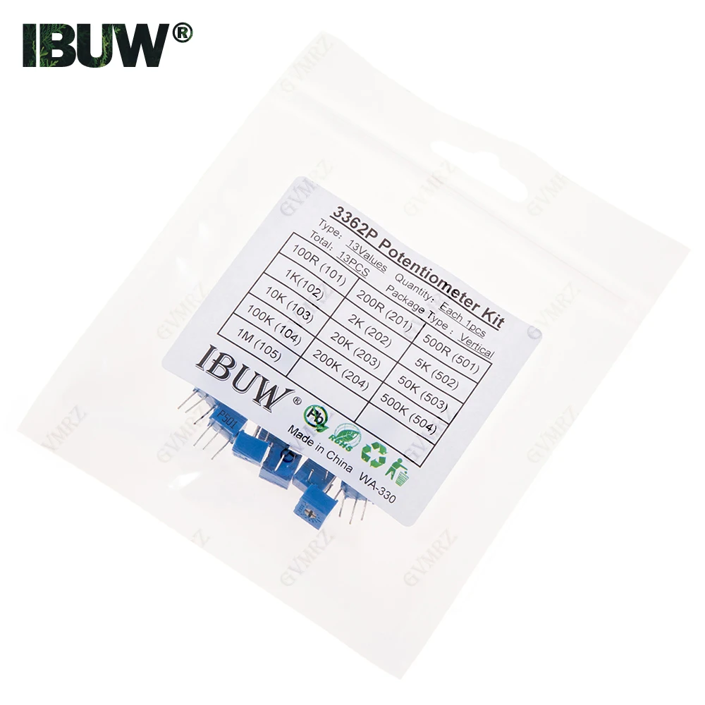 13PCS 3362P Potenti…