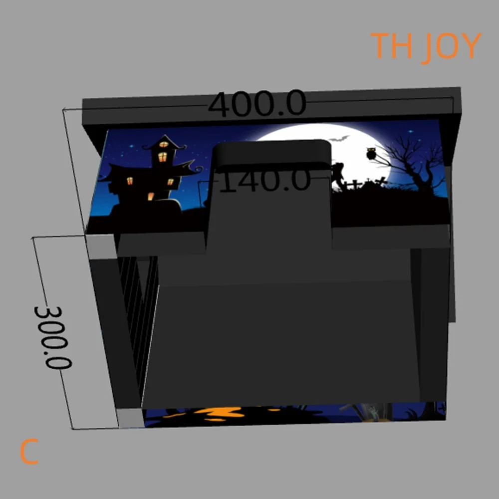 fast air shipping 2025 spooky inflatable haunted house Halloween ghost tent for sale