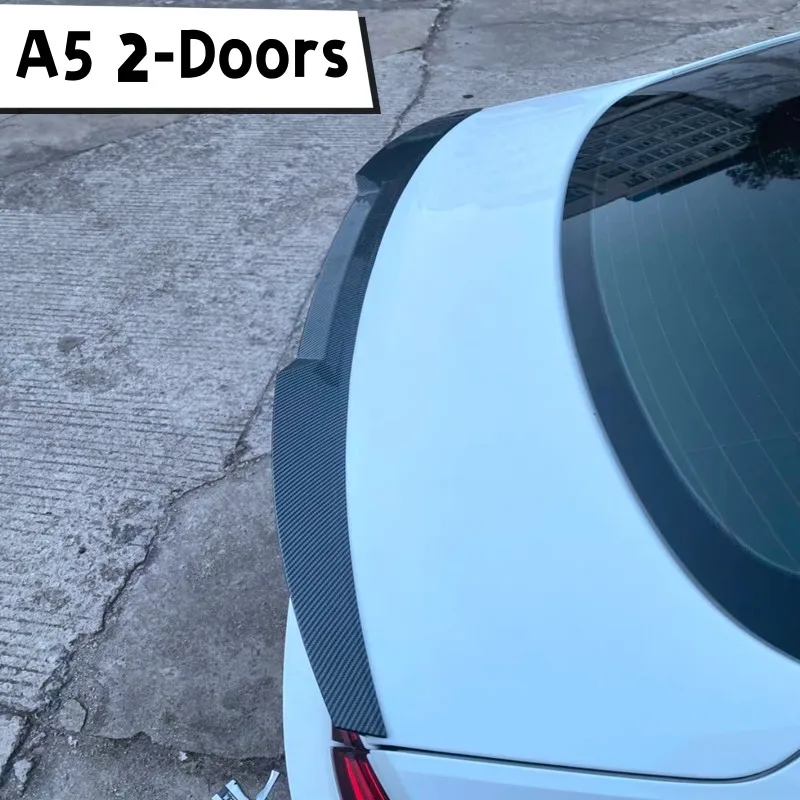 High Quality Real Carbon Fiber Material Trunk Boot Lid Spoiler Wing For Audi A5 B8 2008-2016 Sportback Coupe 2-Doors