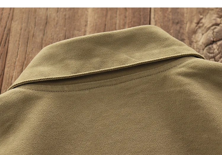 0602 # frühjahr und Herbst Neue Amerikanischen Retro Verdickt Casual Deck Jacke Männer der Mode 100% Baumwolle Gewaschen Alte Lose fracht Mantel – Detail 13