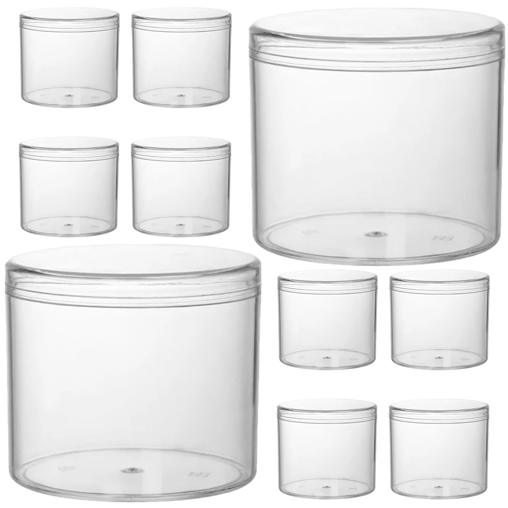 

15 Pcs Storage Containers Sealed Jars Pantry Organizers 85mm Storage Container 100mm Reusable Airtight Plastic Boxes