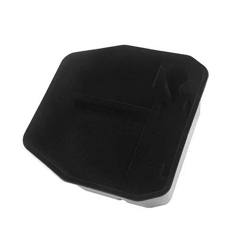 صندوق تخزين مسند ذراع التحكم المركزي للسيارة مناسب لسيارة لاند روفر ديفندر 90 110 2023 2022 2021 2020 أسود يتدفقون