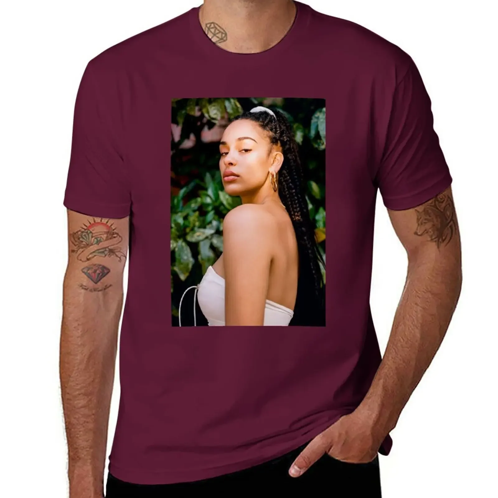 Jorja Smith T-Shirt cute clothes korean fashion customs design your own tops Men's manga vintage anime Short Sleeve Street wear