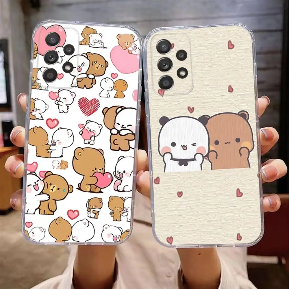 

BUBU DUDU Phone Case For Samsung Galaxy A,71,70,52,51,40,31,50,50S,30S,21S,12,10,Note20ultra Transparent Cover