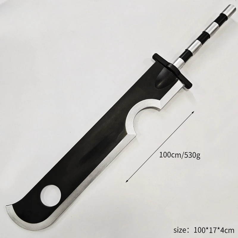 100 سنتيمتر تأثيري اكسسوارات أنيمي لعبة الطرفية موموتشي Zabuza شفرة نموذج لعب الأدوار الدعامة هالوين زي حفلة الدعامة