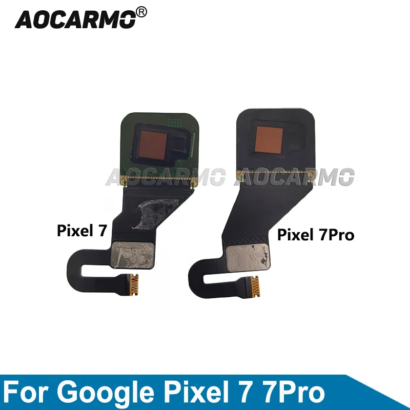 Aocarmo For Google Pixel 7 7Pro 8 Pro Under The Screen Fingerprint Sensor Home Button Flex Cable Repair Parts