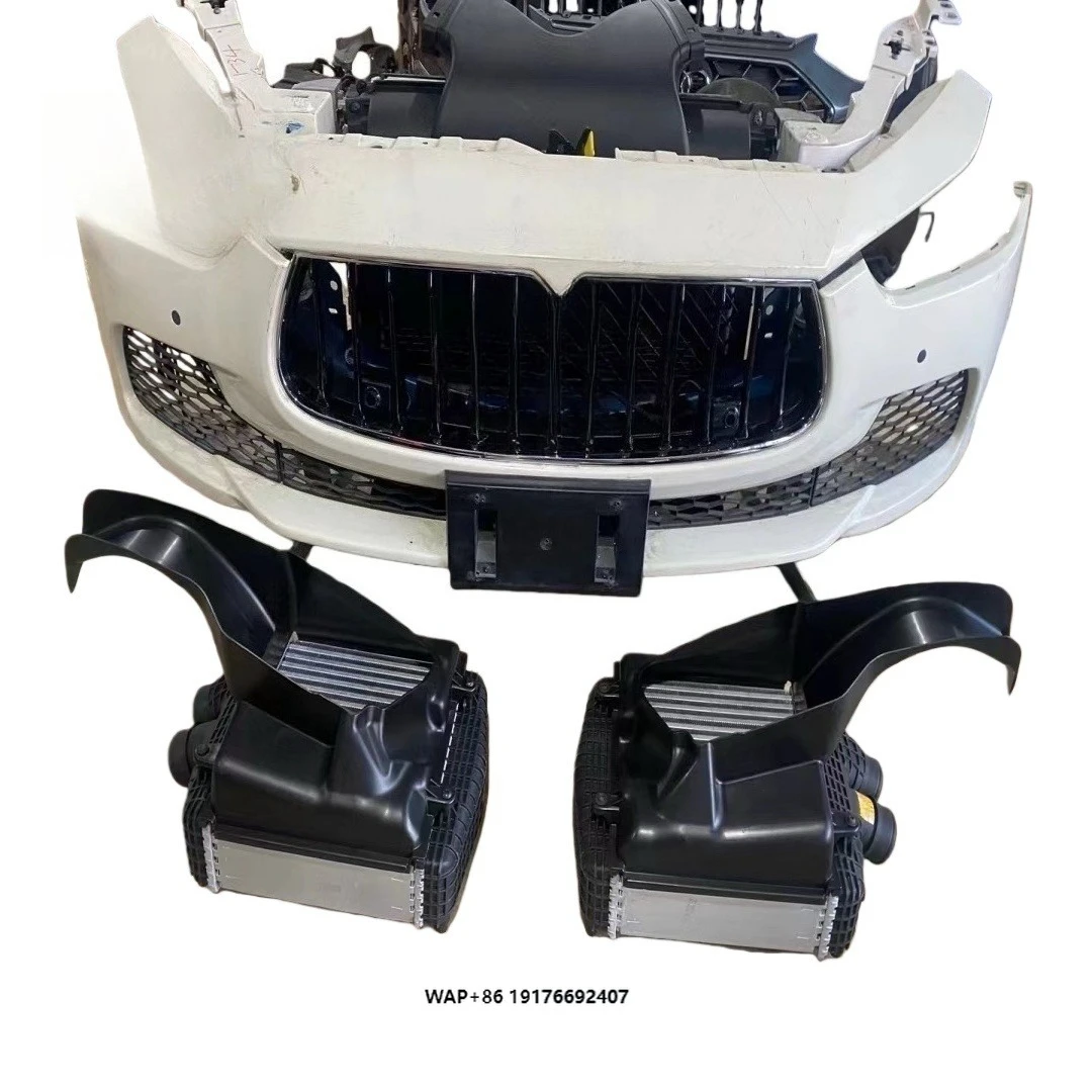 

Suitable for Ghibli Original parts Front Bumper Assembly Radiator Frame Grille Headlight