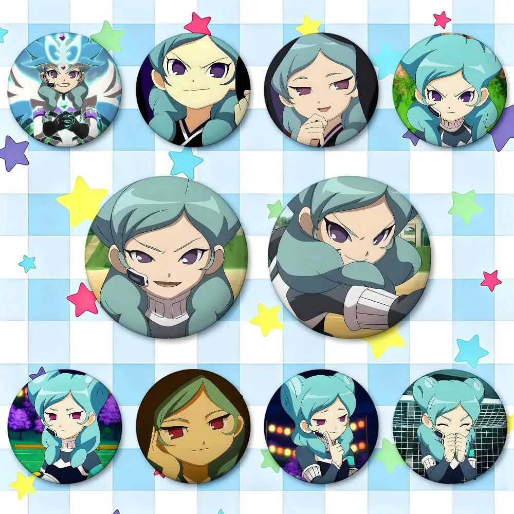 Beta Inazuma Eleven Badges Button Round Creative Pin Brooch Badge Bag Decor Accessories Fans Collect Friends Gifts
