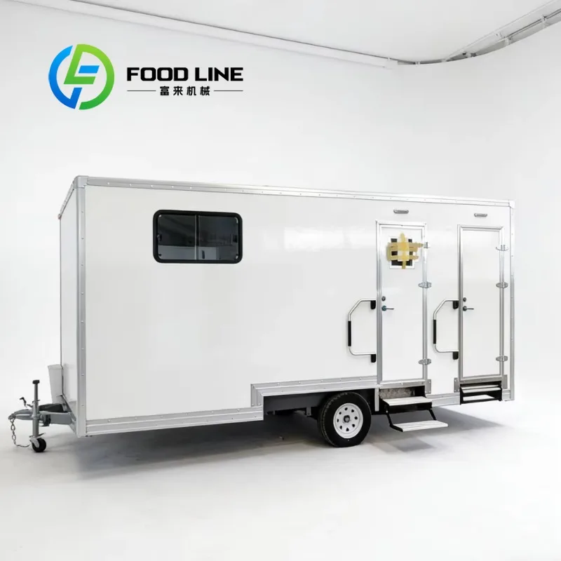 Construction Site Office Trailer Mobile Unit Sliding Door Easy Entry Access System Design Exhibition Booth Office Hot Sale