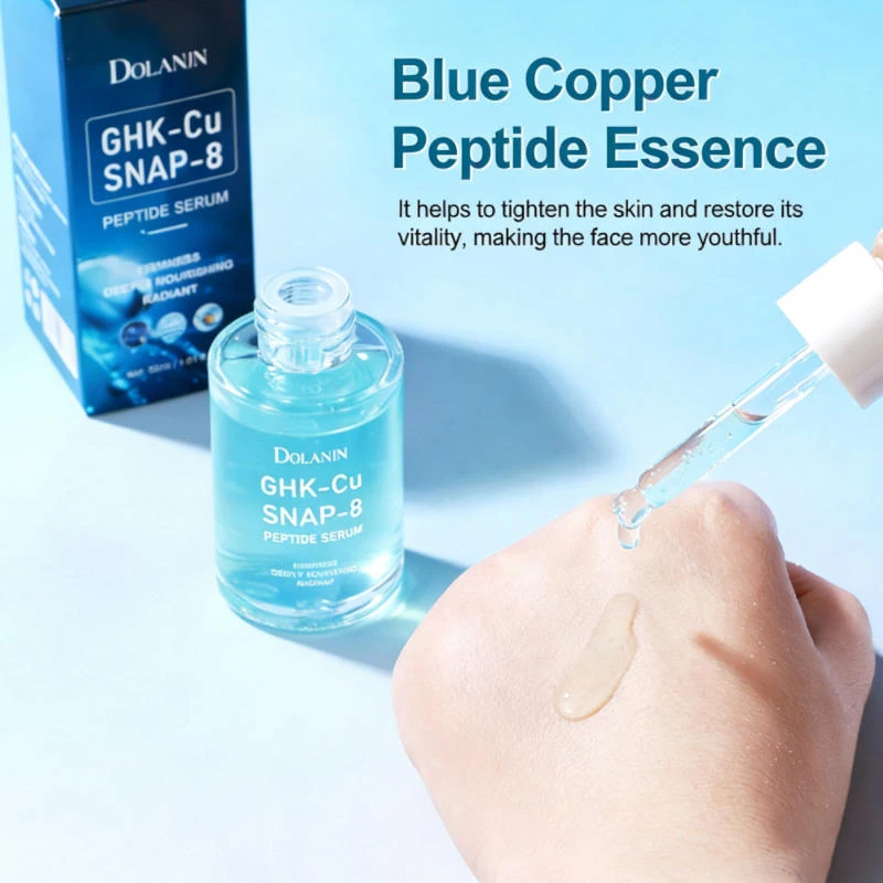 

Высокоэффективная укрепляющая сыворотка для лица с голубой медью, глубоко увлажняет и придает упругость коже, освежающая, легко впитывающаяся эссенция.