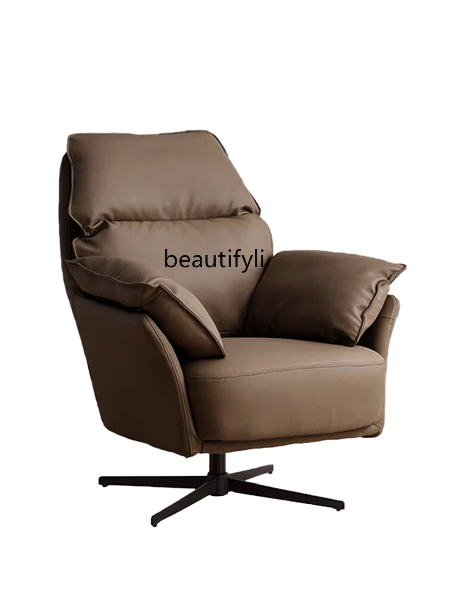 

Lazy Single-Seat Sofa Chair Swivel Chair Light Luxury Designer Living Room Balcony Leisure Recliner High Back Chair