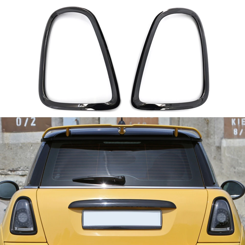 2x Black Tail Light Cover, Brand New And High Quality Suitable For Mini-Cooper R56 R57 R58 R59 2007-2013